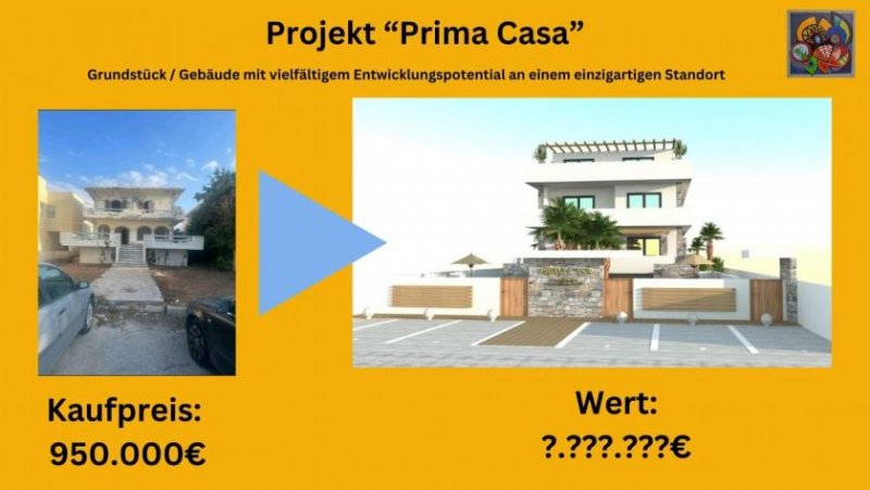 Kokkino Hani Kreta, Kokkino Hani, Entwicklungsprojekt vom Beachhotel zu 4 Luxusapartments mit Pool Haus kaufen